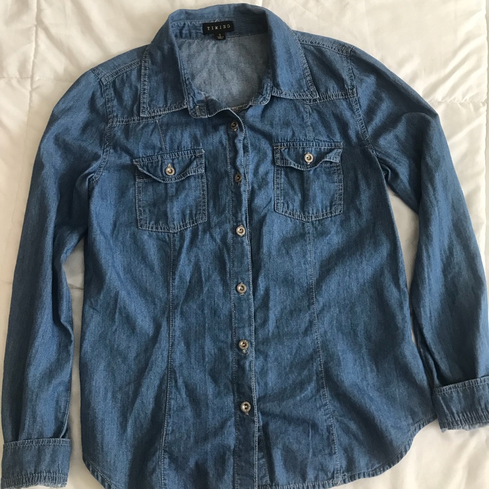 Denim top